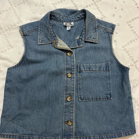 Future Collective Blue Denim Jacket - Picture 1 of 3